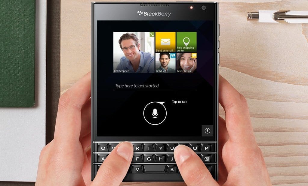 Featured Image – BlackBerry Passport In Use