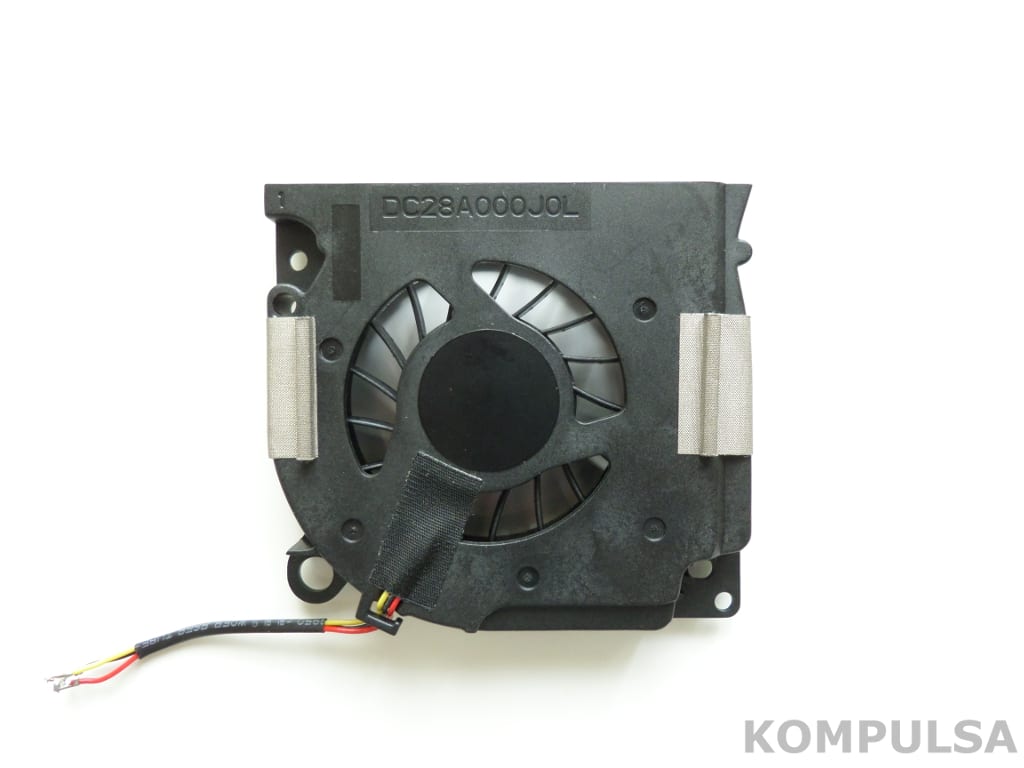 The bottom of a 5 volt, 0.6 amp laptop cooling fan.