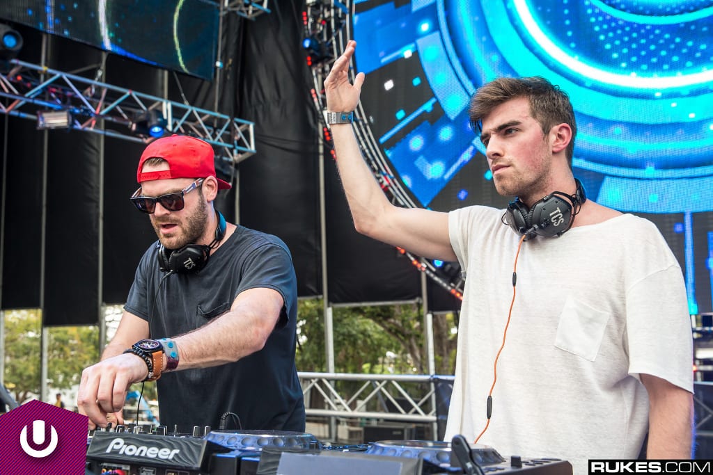 Chainsmokers performing at the Ultra EDM festival in 2014.