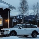 Volvo V90 Cross Country by the Get Away Lodge