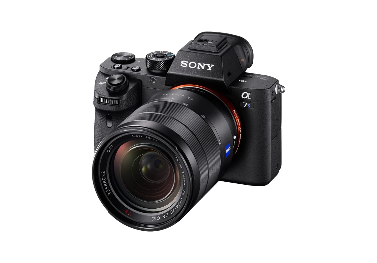 Sony a7S II mirrorless full frame camera.