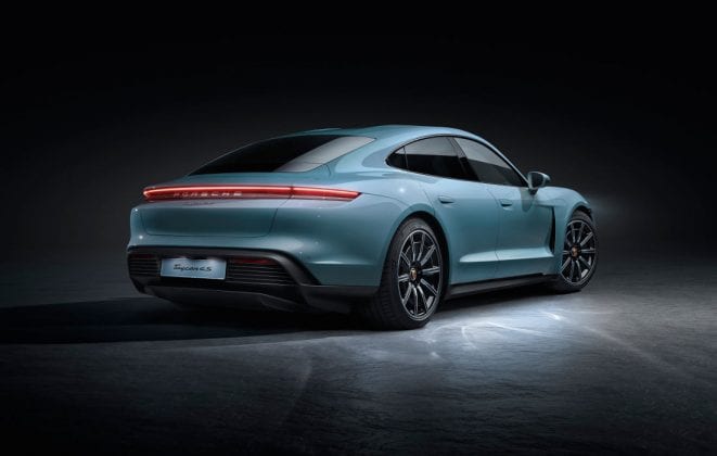 Porsche Taycan 4S rear