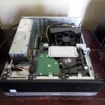 HP ProDesk 400 G5 SFF PC (top removed/dismantled)