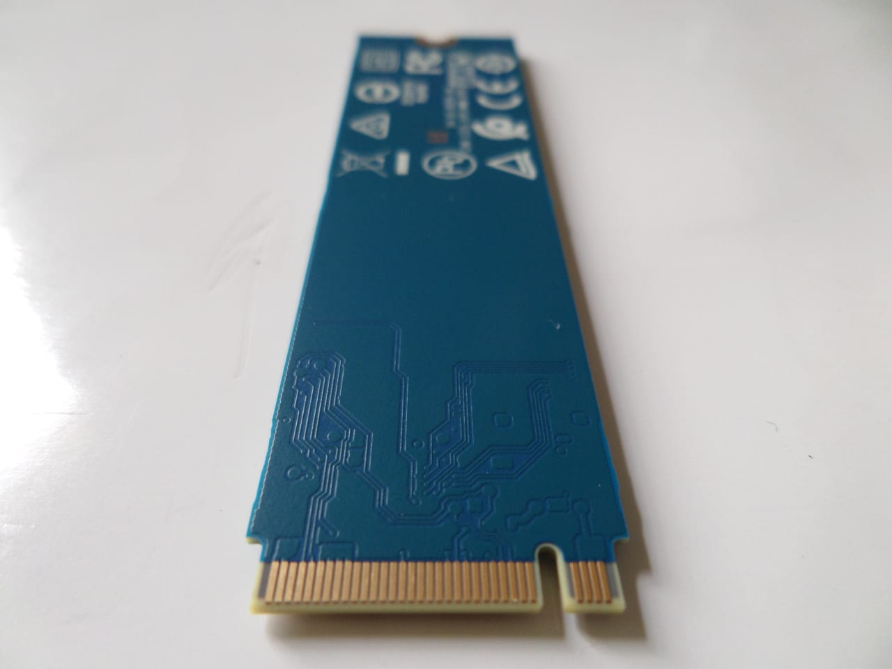 WD Blue NVMe SSD - underside